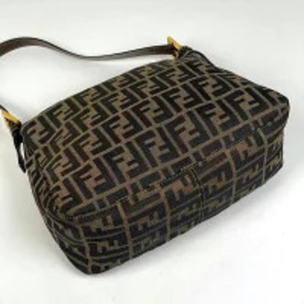 Fendi bag Hobo handbag brown Baguette canvas Zucca Mamma shoulder Brown